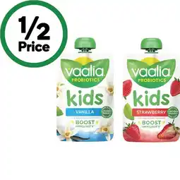 Woolworths Vaalia Probiotics Kids Yoghurt Pouch 140g – From the Fridge offer