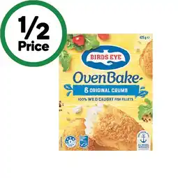Woolworths Birds Eye Oven Bake Fish 425g – From the Freezer offer