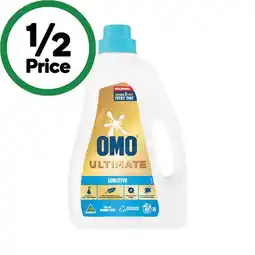 Woolworths OMO Ultimate Laundry Liquid 2 Litre, Powder 2 kg or Capsules Pk 28 offer
