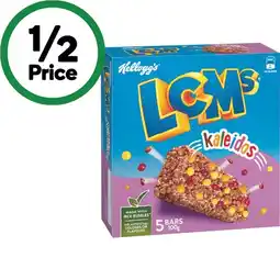 Woolworths Kellogg’s LCMs 100-110g Pk 5 offer
