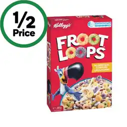 Woolworths Kellogg’s Froot Loops 285g offer