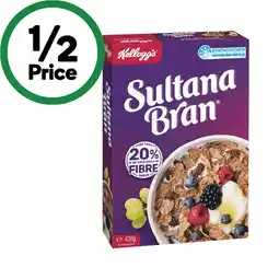 Woolworths Kellogg’s Sultana Bran 420g offer