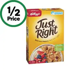 Woolworths Kellogg’s Coco Pops 375g or Just Right 460g offer