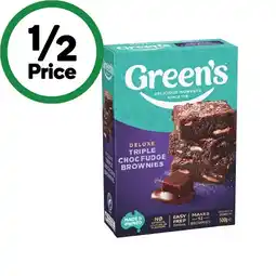 Woolworths Green’s Deluxe Cake Mix or Gluten Free Baking Mixes 275-630g offer