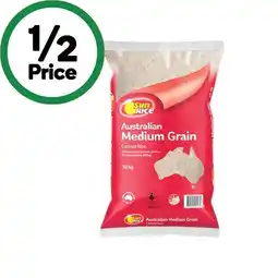 Woolworths SunRice Australian Medium Grain Rice 10 kg offer