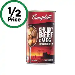 Woolworths Campbell’s Chunky Soup 505g offer