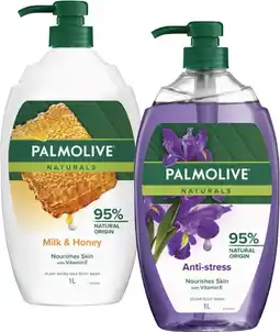 Coles Palmolive Naturals Body Wash 1 Litre offer