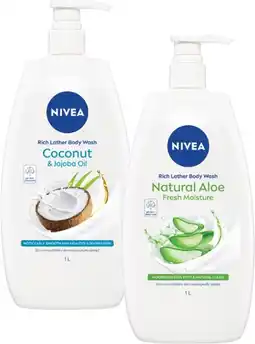 Coles Nivea Body Wash 1 Litre offer