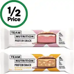 Woolworths Team Nutrition Protein Bar 55g offer