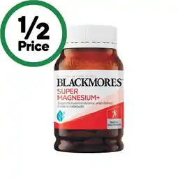 Woolworths Blackmores Super Magnesium+ Tablets Pk 180 offer