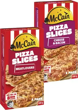 Coles McCain Pizza Slices 2 Pack 600g offer