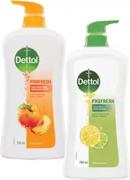 Coles Dettol Pro Fresh Shower Gel 950mL offer