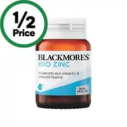 Woolworths Blackmores Bio Zinc Tablets Pk 84 offer