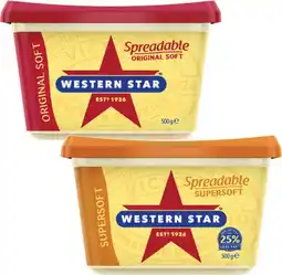 Coles Western Star Spreadable Blend 500g offer