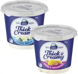 Coles Dairy Farmers Thick & Creamy Yoghurt 550g-600g offer