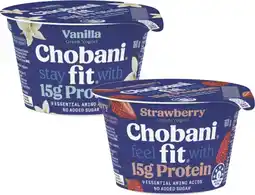 Coles Chobani Fit Protein Greek Yogurt 160g offer