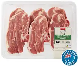 Coles Coles Australian Lamb Forequarter Chops offer