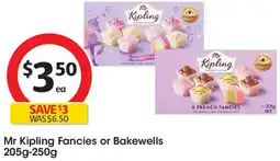 Coles Mr Kipling Fancies or Bakewells offer