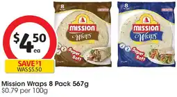Coles Mission Wraps offer