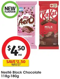 Coles Nestlé Block Chocolate offer