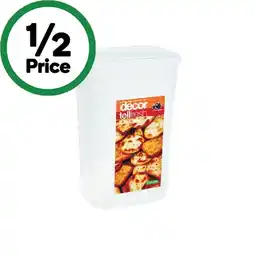 Woolworths Decor Tellfresh Tall Oblong 1.75 Litre offer
