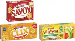 Coles Arnott's Savoy or Clix Crackers or Vita-Weat Crispbread 225g-250g offer