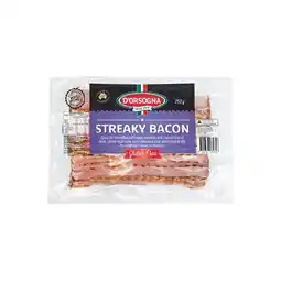Woolworths D’Orsogna Streaky Bacon 750g – From the Fridge offer