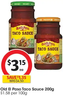 Coles Old El Paso Taco Sauce offer