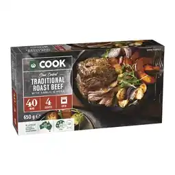 Woolworths Woolworths COOK Slow Cooked Traditional Beef Roast 650g offer