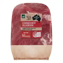Woolworths Australian Corned Beef Silverside offer