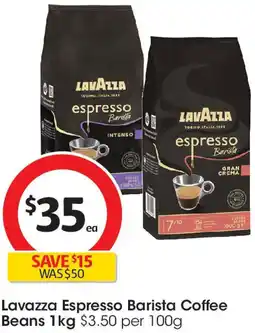 Coles Lavazza Espresso Barista Coffee Beans offer