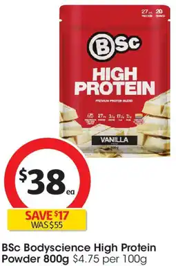 BSc Bodyscience High Protein Powder