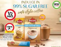 Coles Moccona Coffee Sachets offer