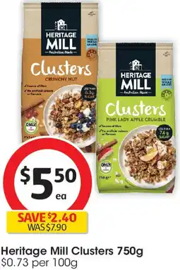 Coles Heritage Mill Clusters offer