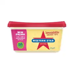 Woolworths Western Star Spreadable 375g offer