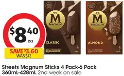 Coles Streets magnum sticks offer