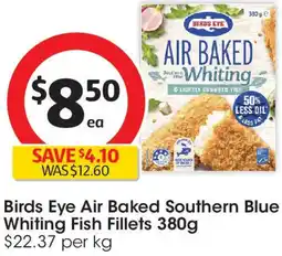 Coles Birds Eye Air Baked Southern Blue Whiting Fish Fillets offer