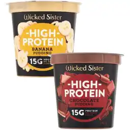 Woolworths Wicked Sister High Protein Pudding 170g – From the Fridge offer