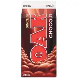 Woolworths Oak Flavoured Milk 600ml – From the Fridge offer