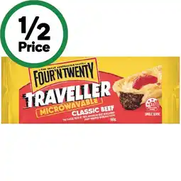 Woolworths Four’N Twenty Traveller Pie or Sausage Roll 160-180g offer