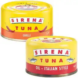 Woolworths Sirena Tuna 95g offer