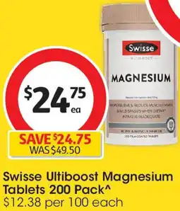 Coles Swisse Ultiboost Magnesium Tablets offer