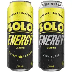 Woolworths Solo Energy Drink 500ml offer