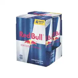 Woolworths Red Bull Energy Drink 4 x 250ml offer