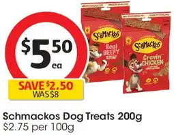 Coles Schmackos Dog Treats offer