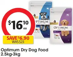 Coles Optimum Dry Dog Food offer