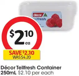 Coles Décor tellfresh container offer