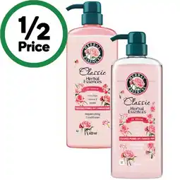 Woolworths Herbal Essences Classics Shampoo or Conditioner 600ml offer