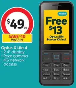 Coles Optus X Lite 4 offer