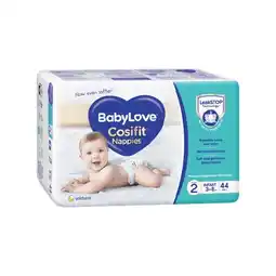 Woolworths BabyLove Cosifit Nappies Pk 26-48 offer